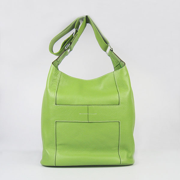 Knockoff Hermes Good News H Women Shoulder Bag Green H2801